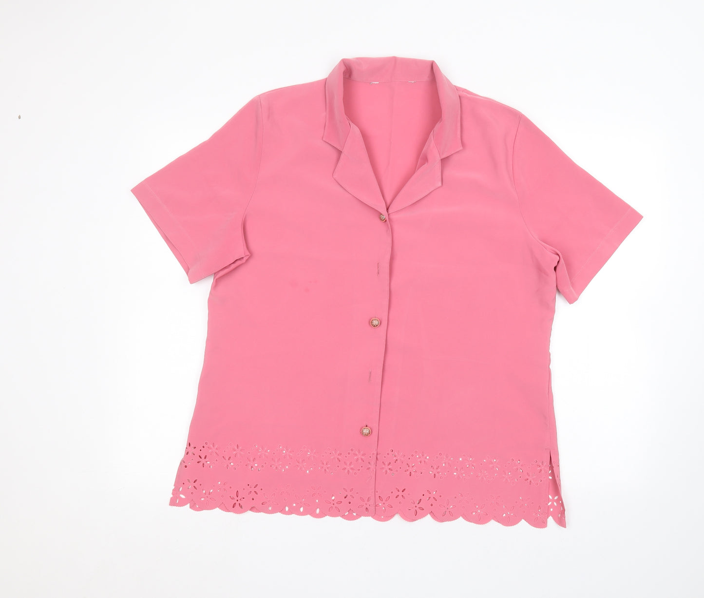 Preworn Womens Pink   Cardigan Jumper Size 18