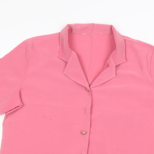Preworn Womens Pink   Cardigan Jumper Size 18
