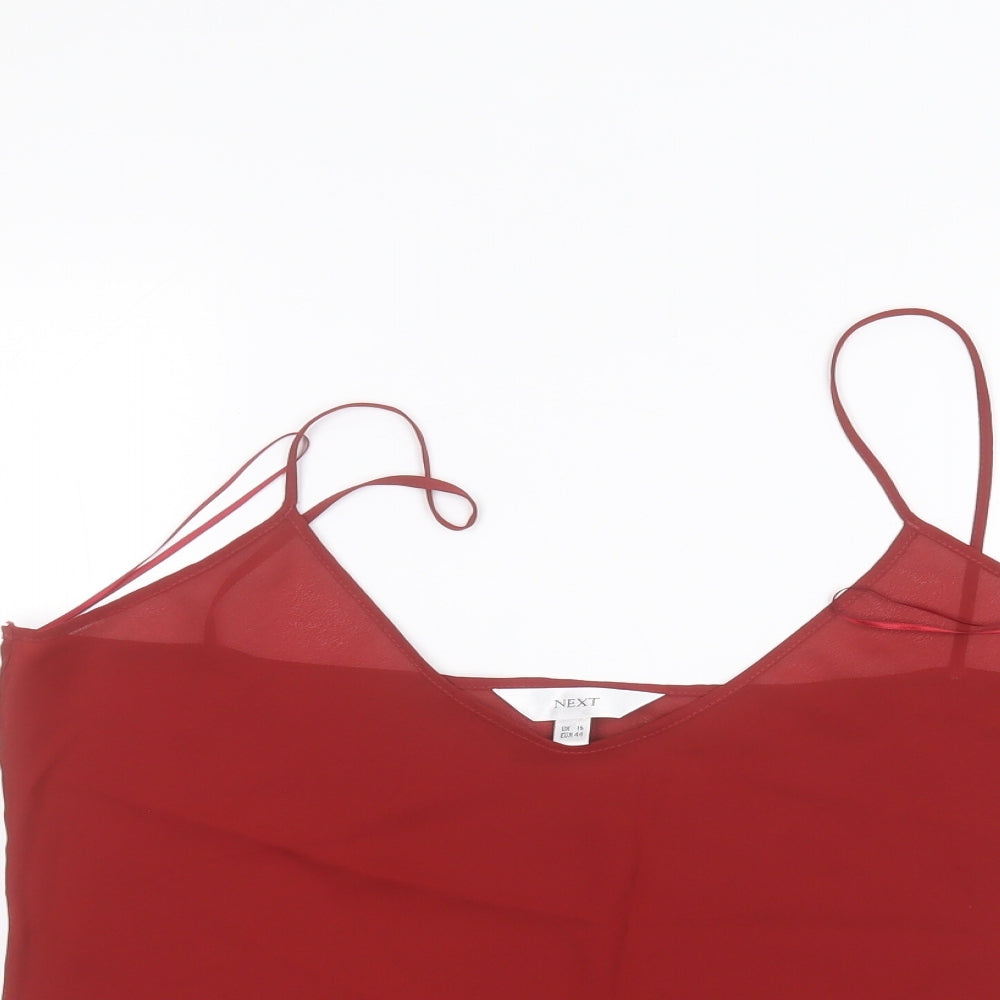 NEXT Womens Red   Basic T-Shirt Size 16
