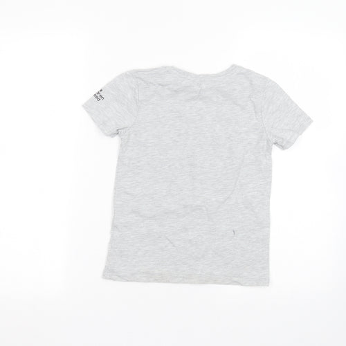 George Boys Grey   Basic T-Shirt Size 6-7 Years