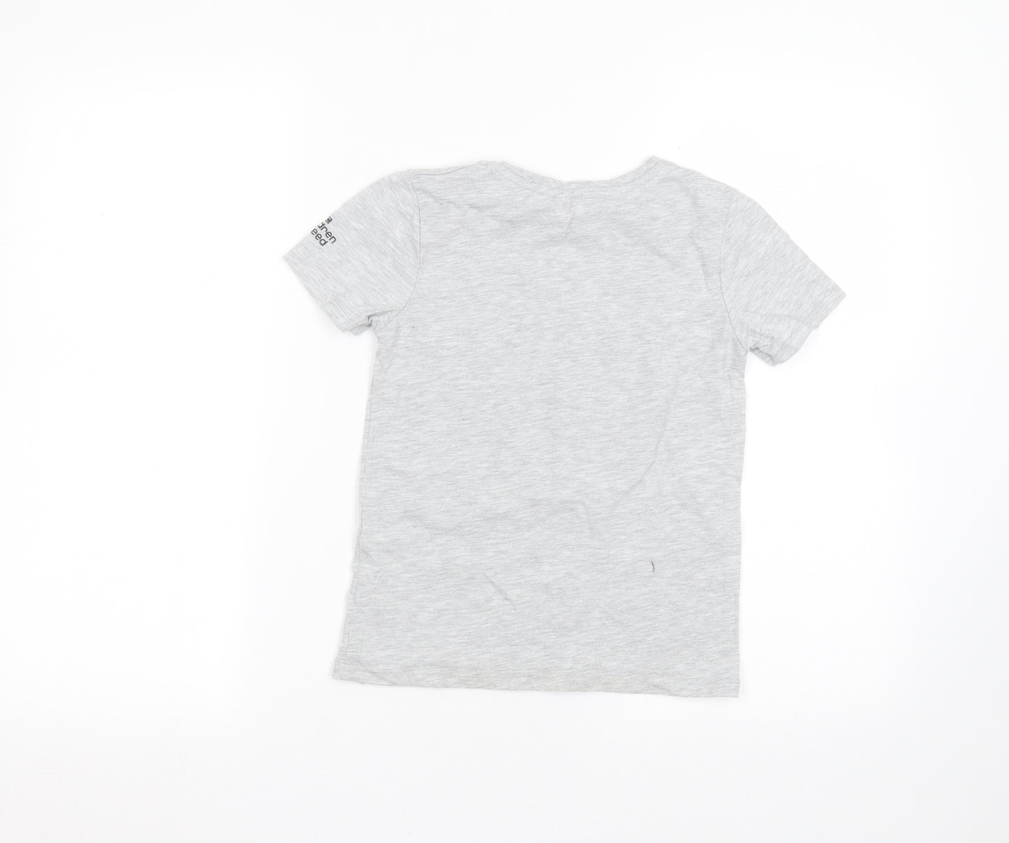 George Boys Grey   Basic T-Shirt Size 6-7 Years