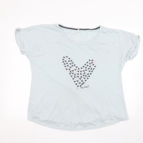 Debinhams Womens Blue   Basic T-Shirt Size 20