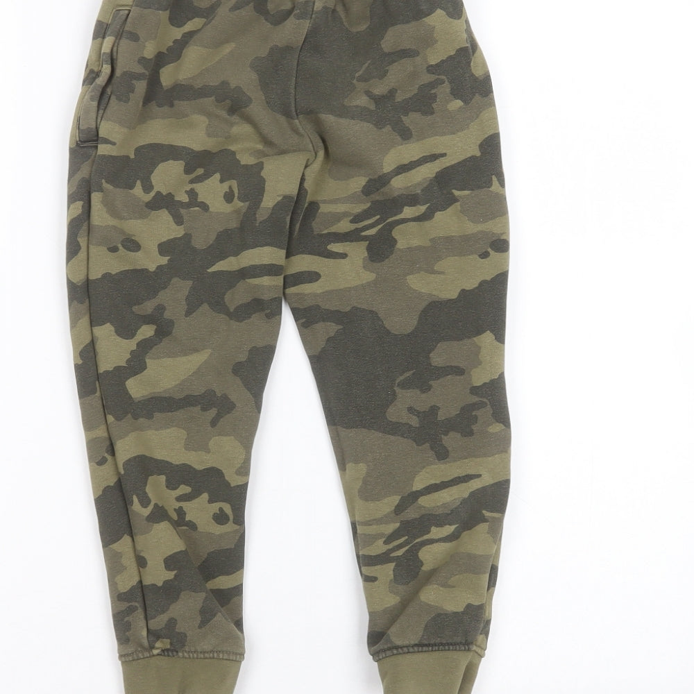 NEXT Boys Green Camouflage  Sweatpants Trousers Size 6 Years