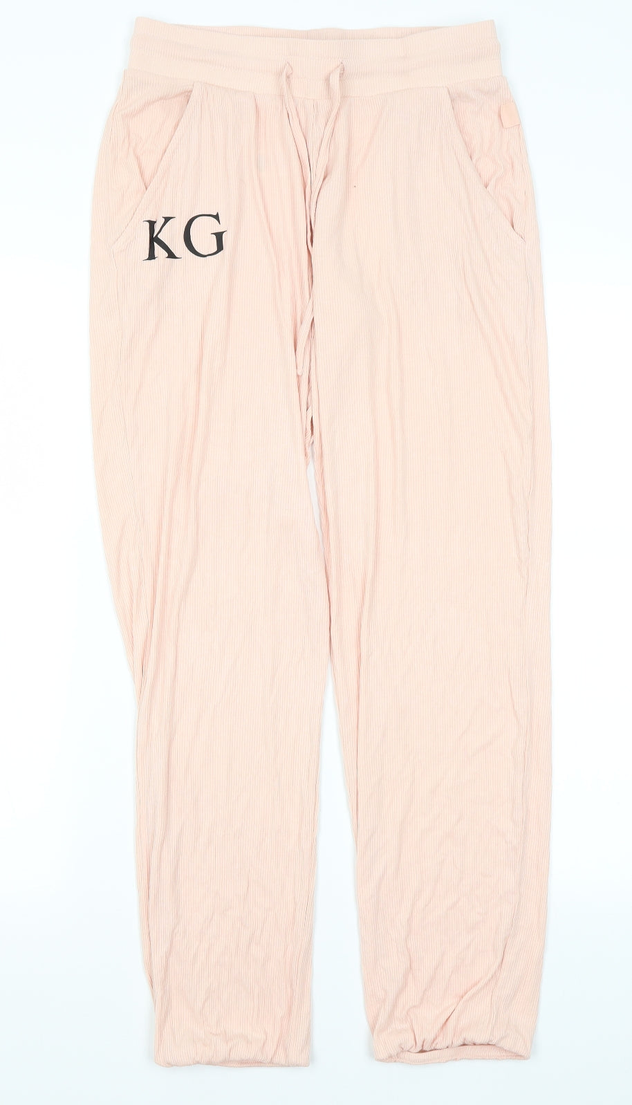 Primark Womens Pink Solid  Capri Pyjama Pants Size XS