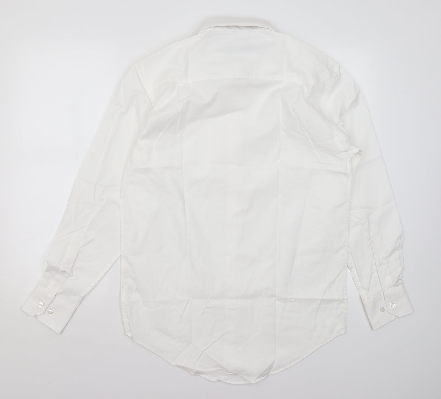 F&F Mens White    Dress Shirt Size 14.5