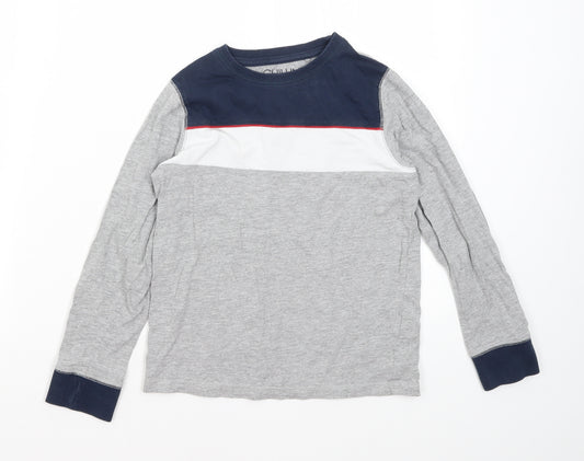 `Next Boys Grey Solid   Pyjama Set Size 9 Years