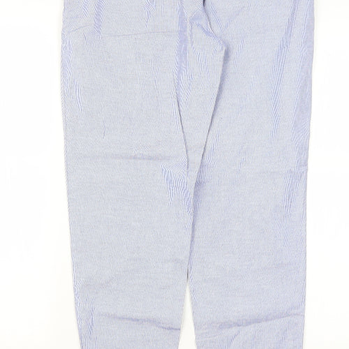 H&M Womens Blue   Trousers  Size 10 L29.5 in