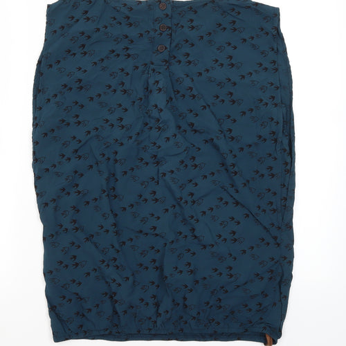 Nakatano Womens Blue   Basic Blouse Size M  - Swallows