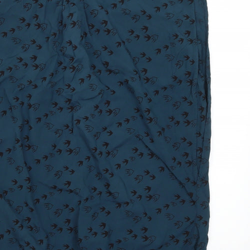 Nakatano Womens Blue   Basic Blouse Size M  - Swallows