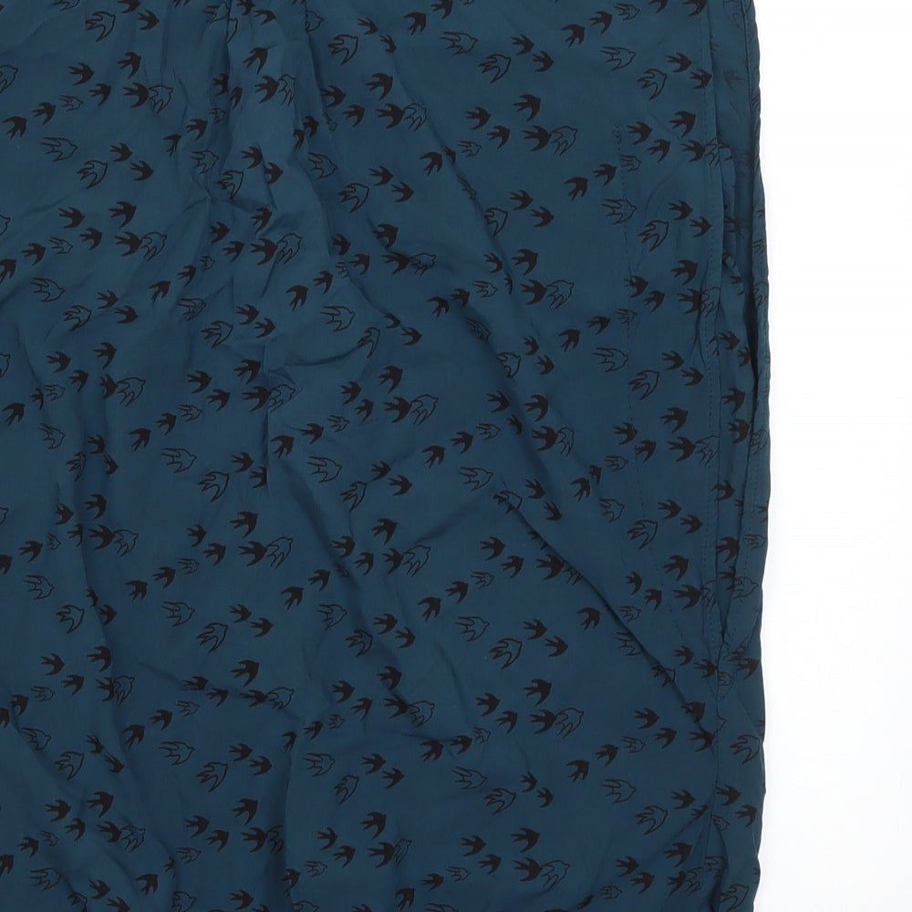 Nakatano Womens Blue   Basic Blouse Size M  - Swallows