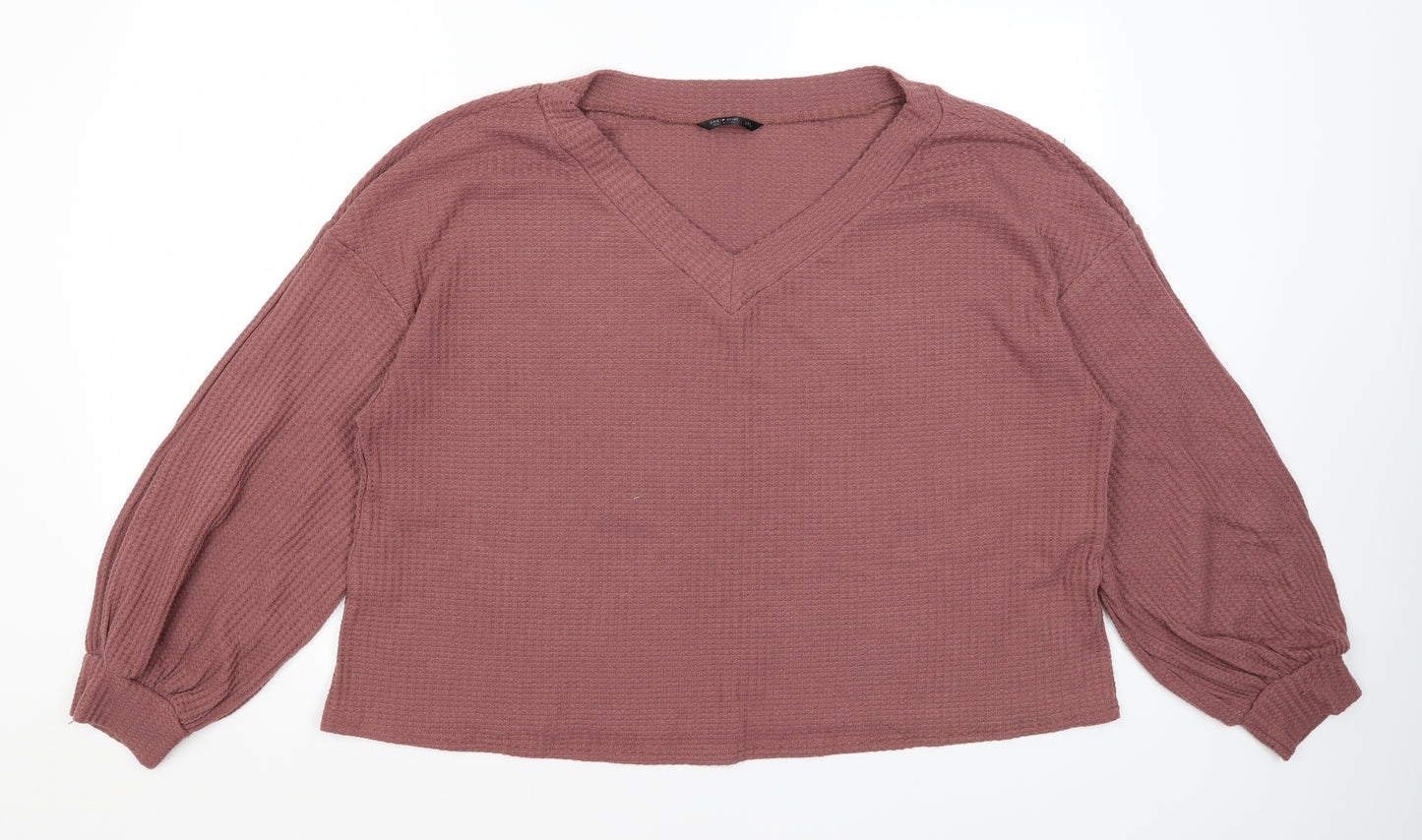SheIn Womens Purple   Pullover Jumper Size 2XL