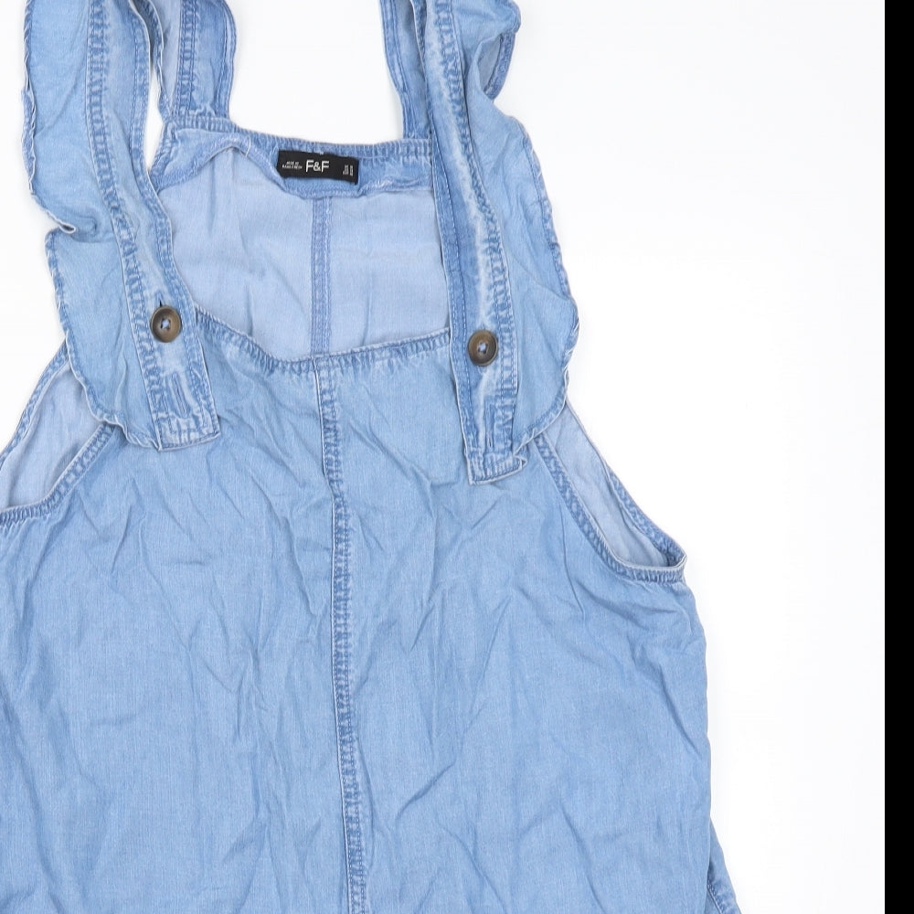 F&F Womens Blue   Dungaree One-Piece Size 18