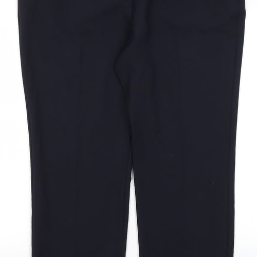 Bonmache Womens Blue  Polyester Trousers  Size 16 L26 in Regular