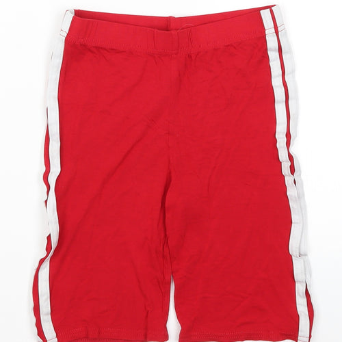 Pretty Little Thing Womens Red  Polyester Compression Shorts Size 8 L8 in Regular