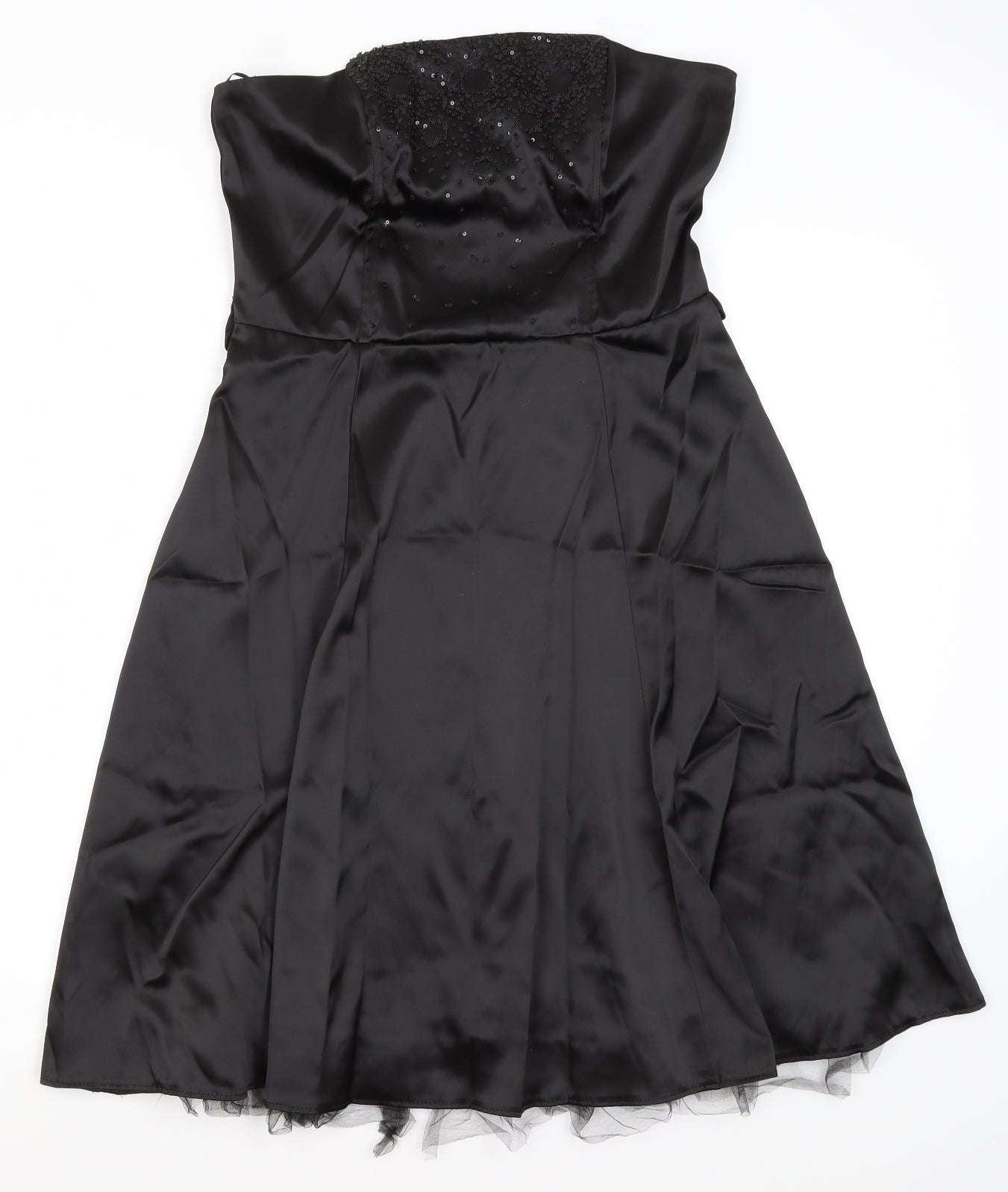 Select Womens Black  Polyester Fit & Flare  Size 14