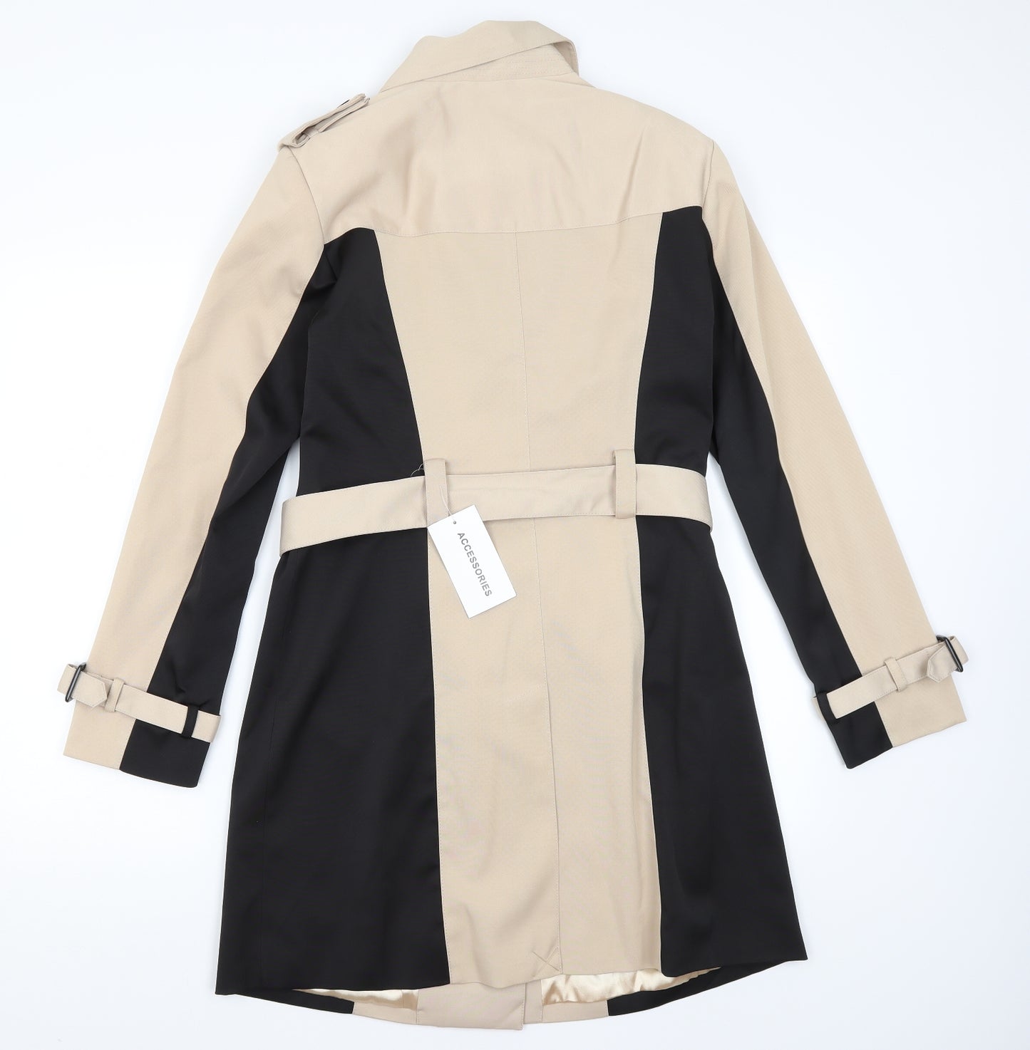 Kaleidescope Womens Beige   Pea Coat Coat Size 12