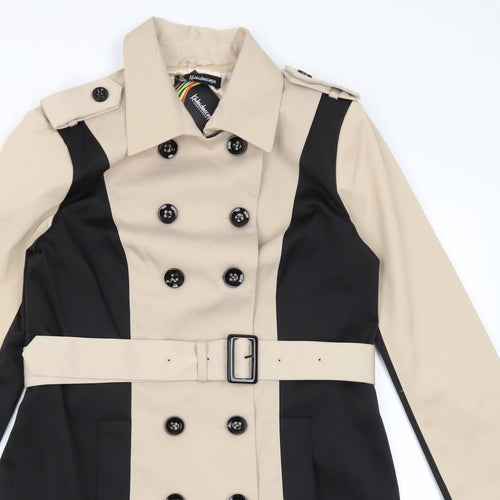 Kaleidescope Womens Beige   Pea Coat Coat Size 12