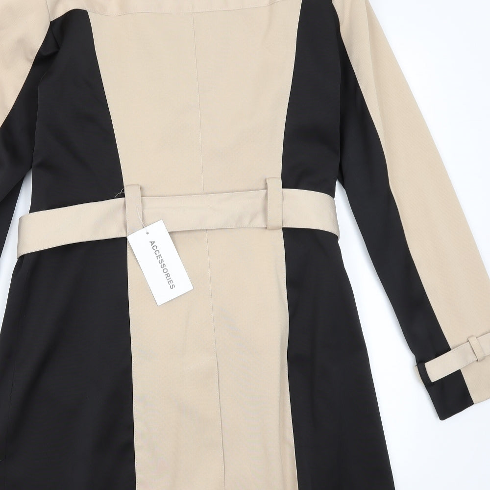 Kaleidescope Womens Beige   Pea Coat Coat Size 12