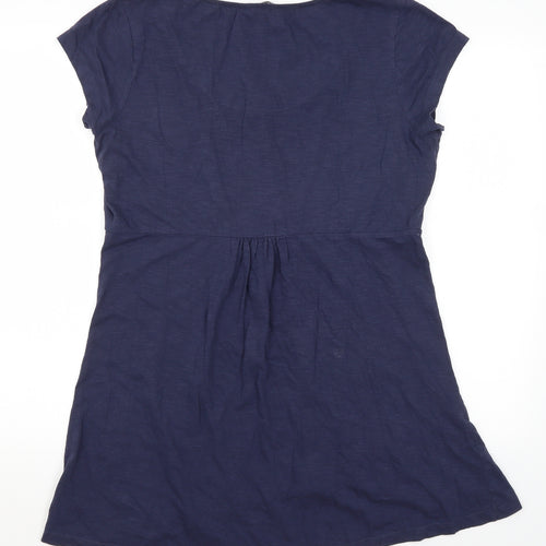F&F Womens Blue  Cotton Basic T-Shirt Size 16