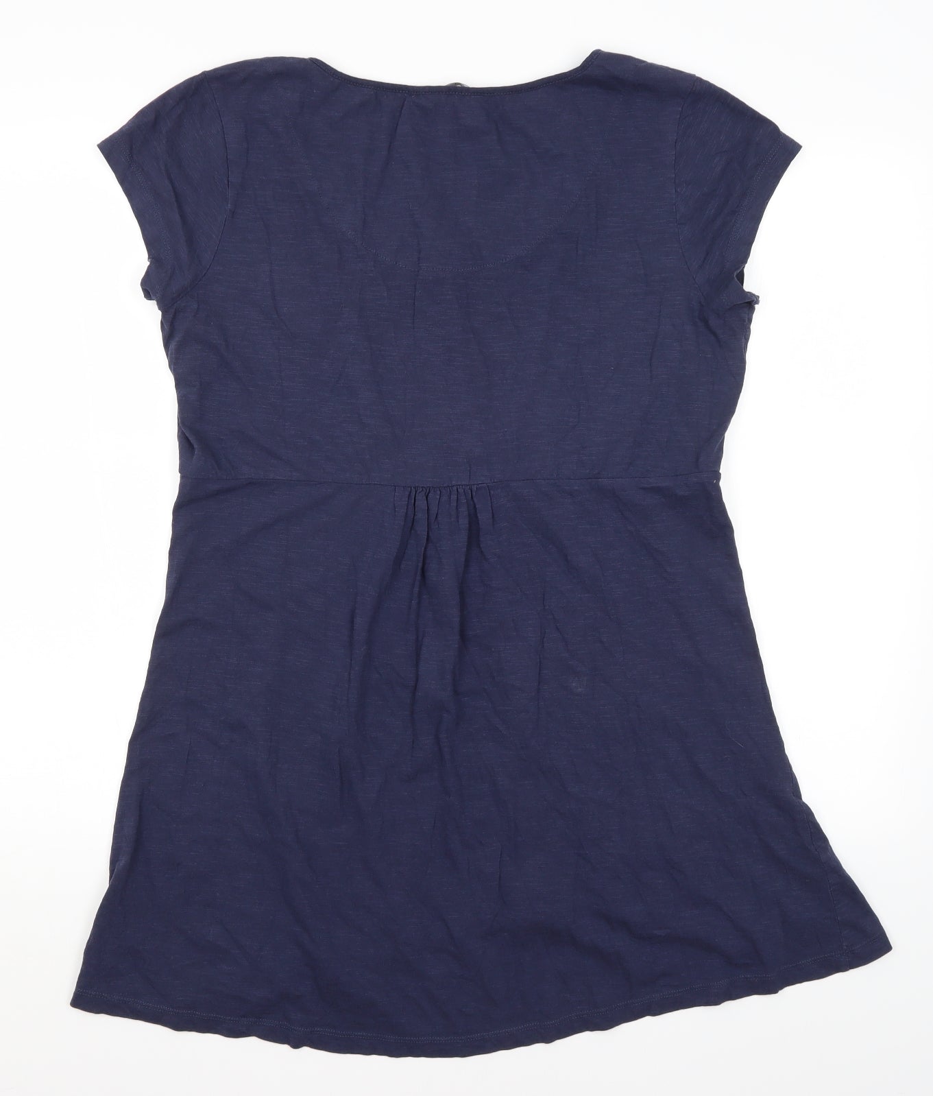 F&F Womens Blue  Cotton Basic T-Shirt Size 16