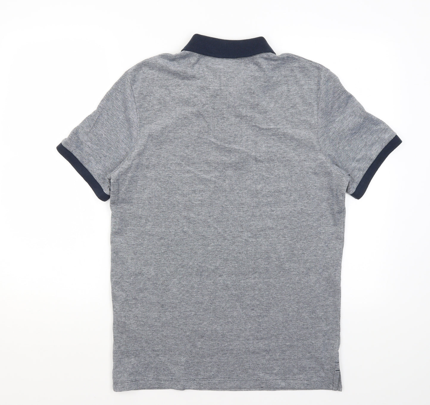 Jack Jones Mens Blue  Cotton  Polo Size M
