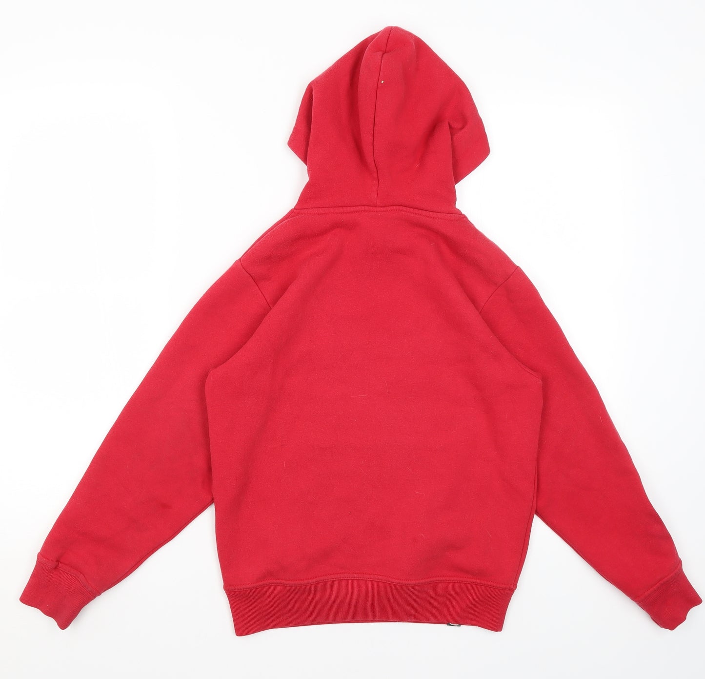 Carbrini Girls Red  Cotton Pullover Hoodie Size 8-9 Years