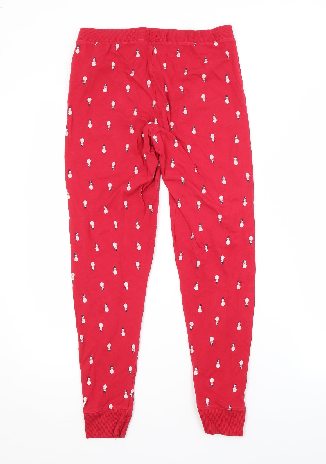 F&F Womens Red  Cotton  Pyjama Pants Size 12