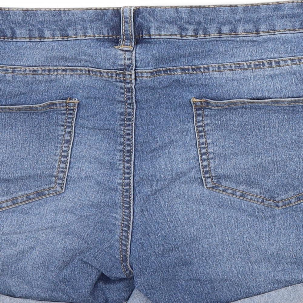 Preworn Womens Blue   Cut-Off Shorts  L5 in Regular