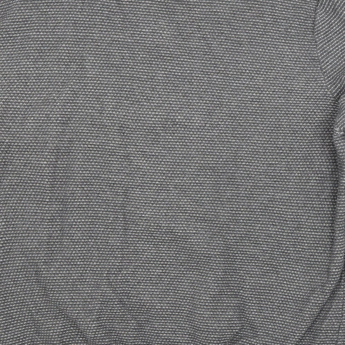 Primark Mens Grey Crew Neck  Cotton Pullover Jumper Size L
