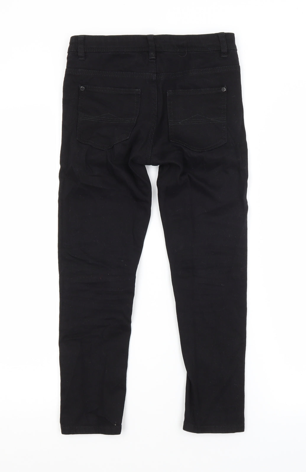 NEXT Boys Black  Cotton Skinny Jeans Size 9 Years  Regular