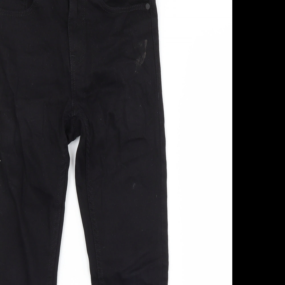 NEXT Boys Black  Cotton Skinny Jeans Size 9 Years  Regular