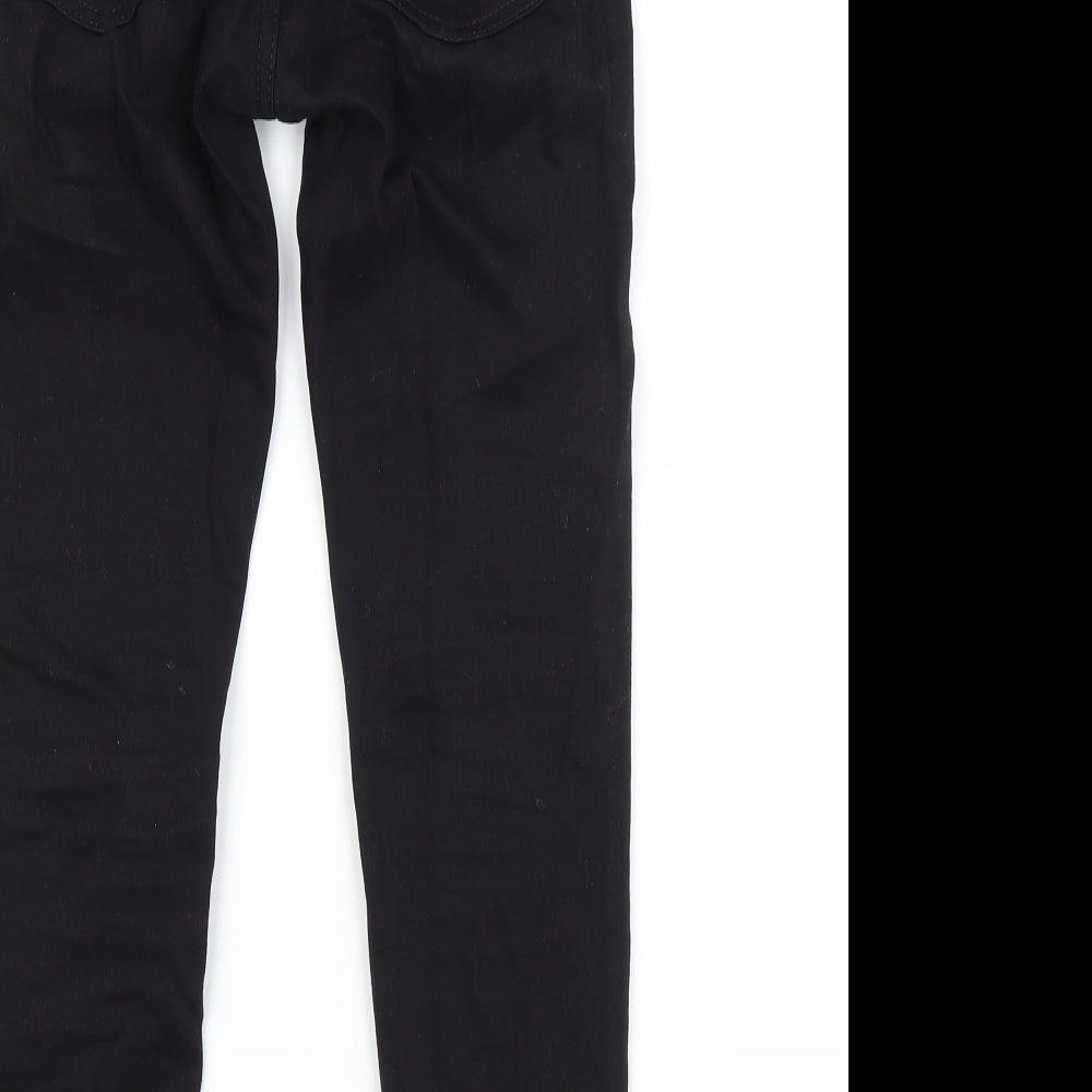 NEXT Boys Black  Cotton Skinny Jeans Size 9 Years  Regular