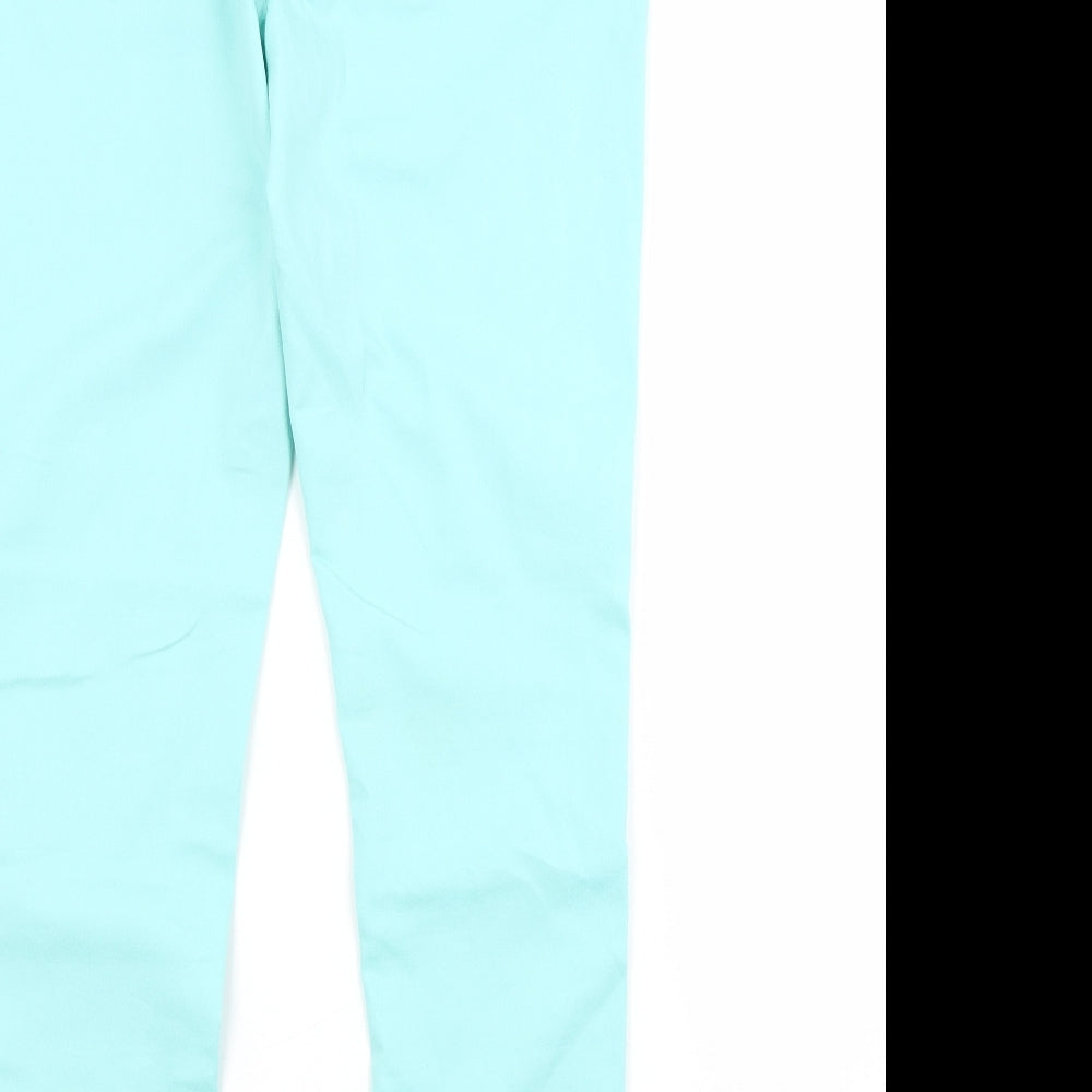 M&S Womens Blue  Cotton Jegging Jeans Size 12 L27 in Regular