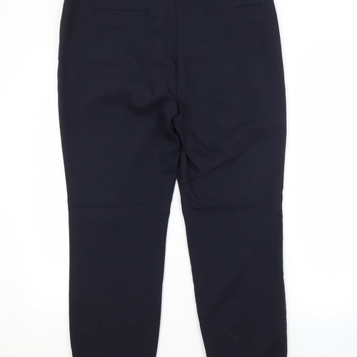 Papaya Womens Blue  Polyester Trousers  Size 14 L26 in Regular