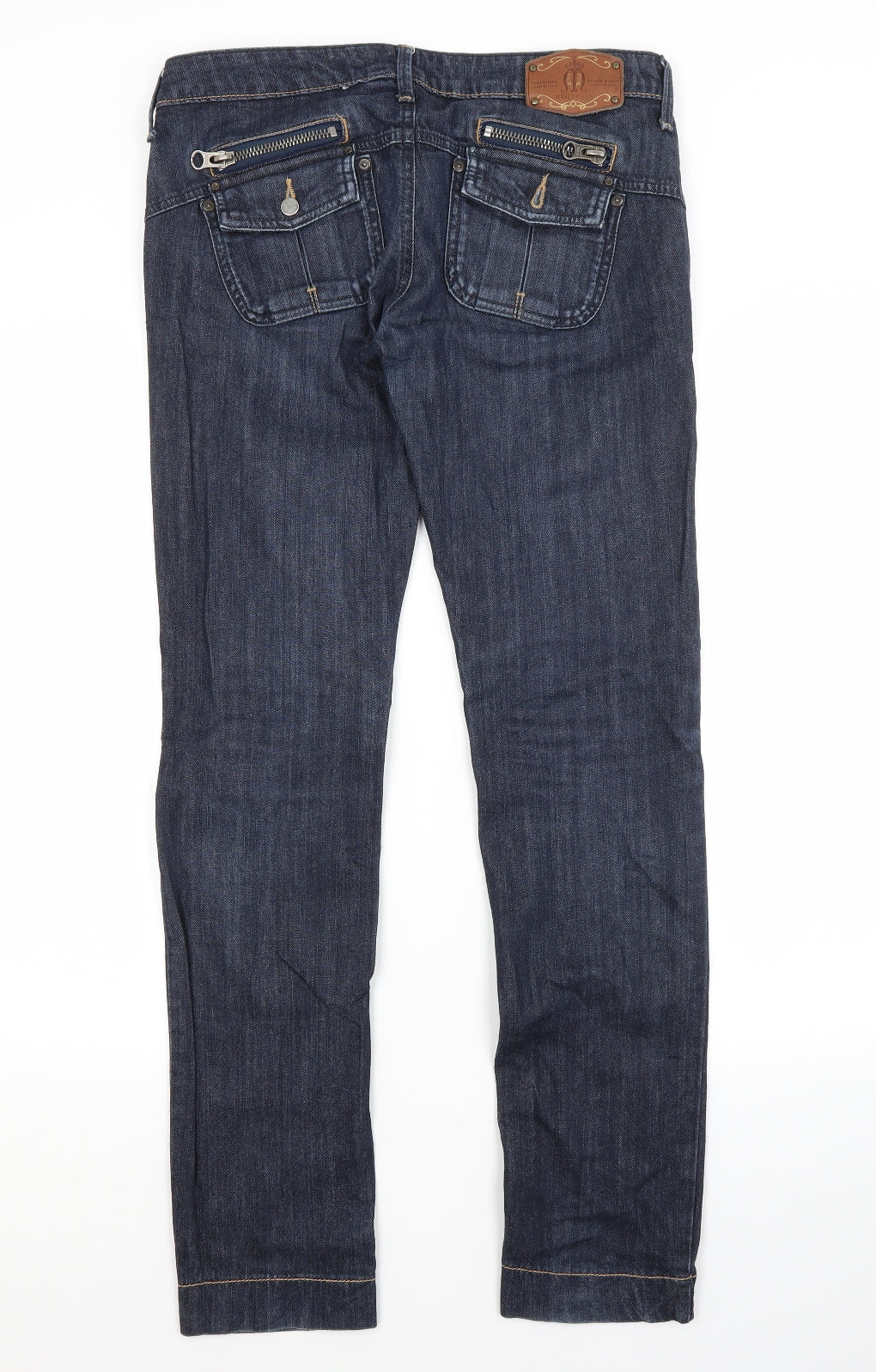 Mango Womens Blue   Straight Jeans Size 10 L30 in Regular