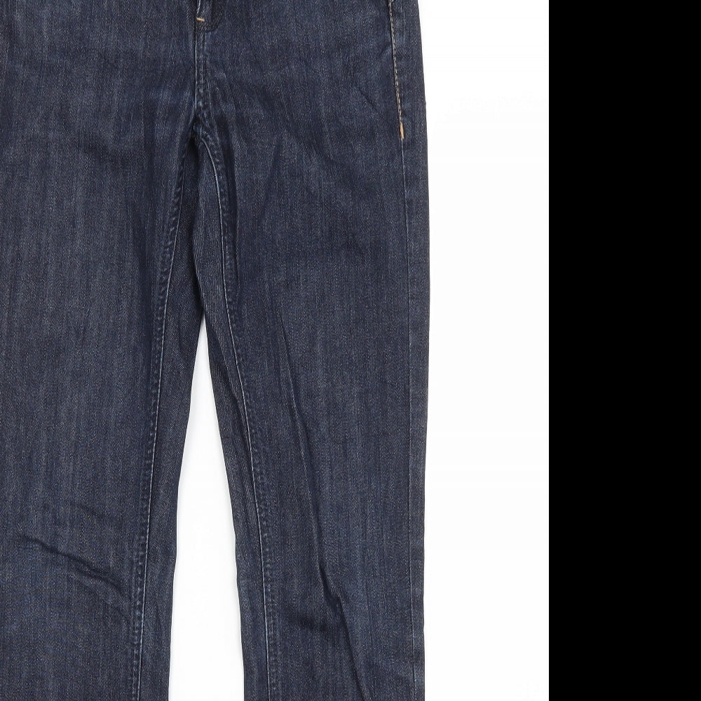 Mango Womens Blue   Straight Jeans Size 10 L30 in Regular