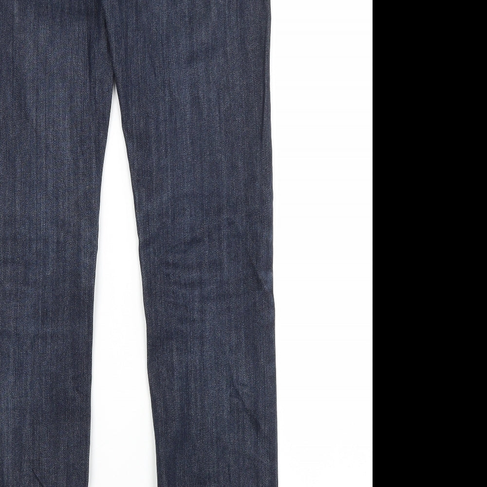 Mango Womens Blue   Straight Jeans Size 10 L30 in Regular