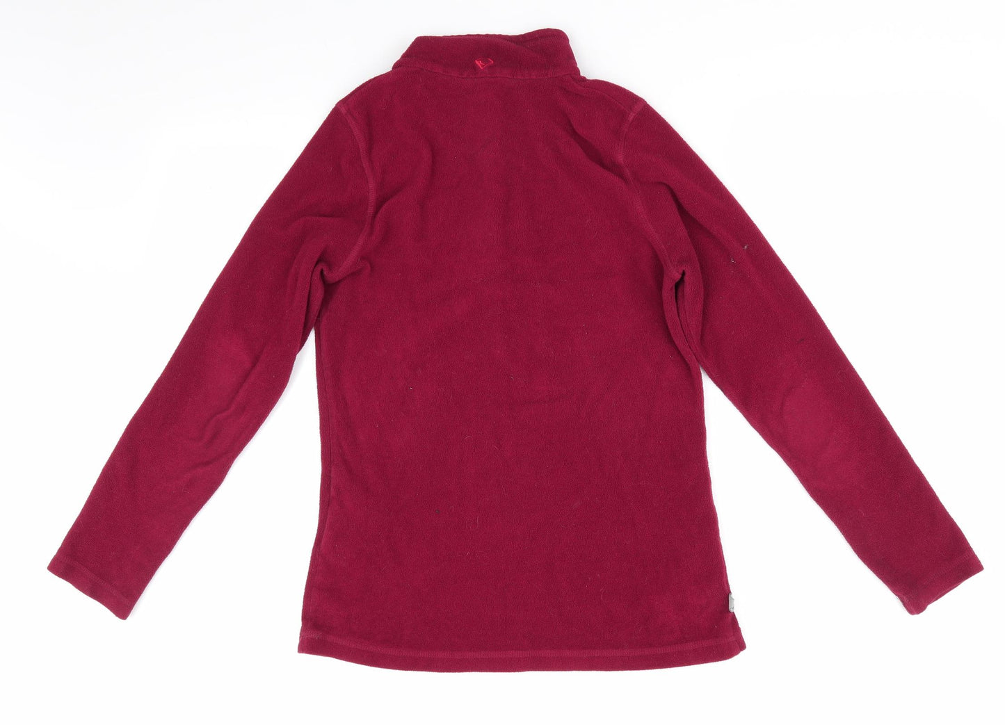 Regatta Womens Red High Neck  Polyester Henley Jumper Size 10   - Claret colour