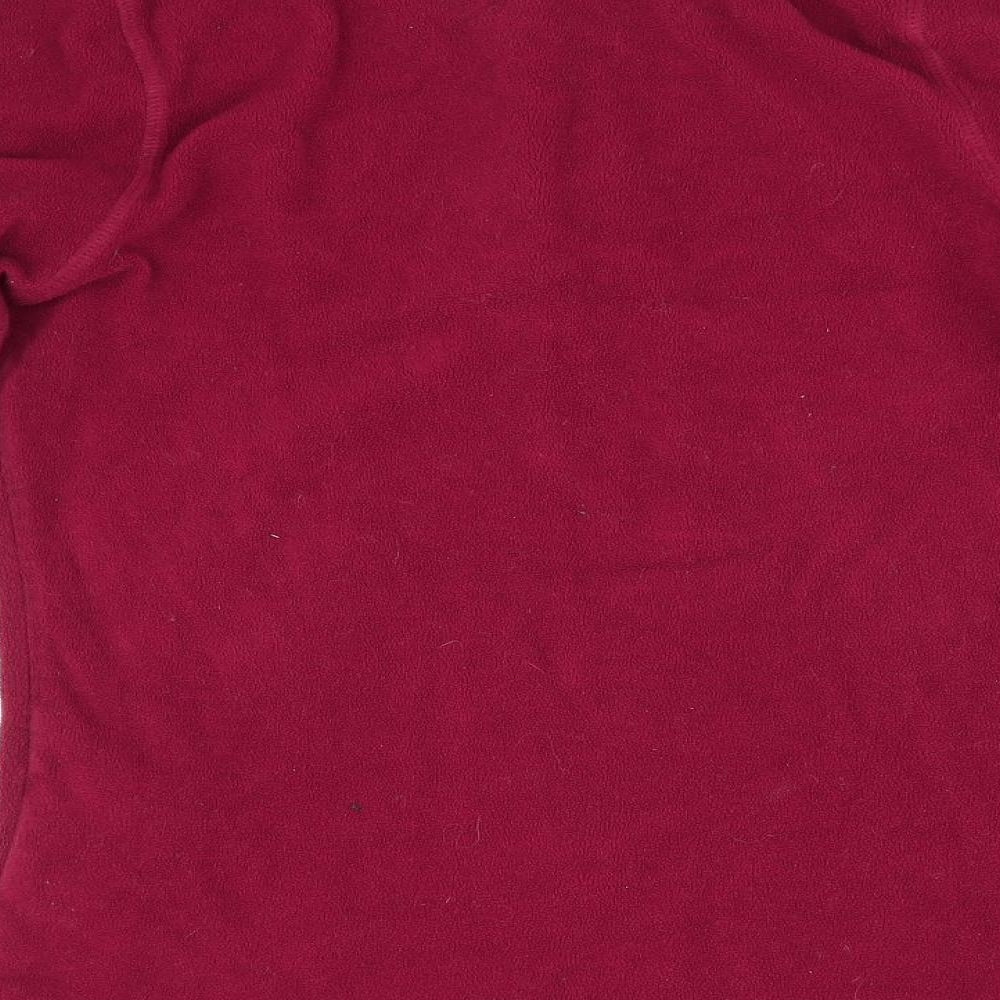 Regatta Womens Red High Neck  Polyester Henley Jumper Size 10   - Claret colour