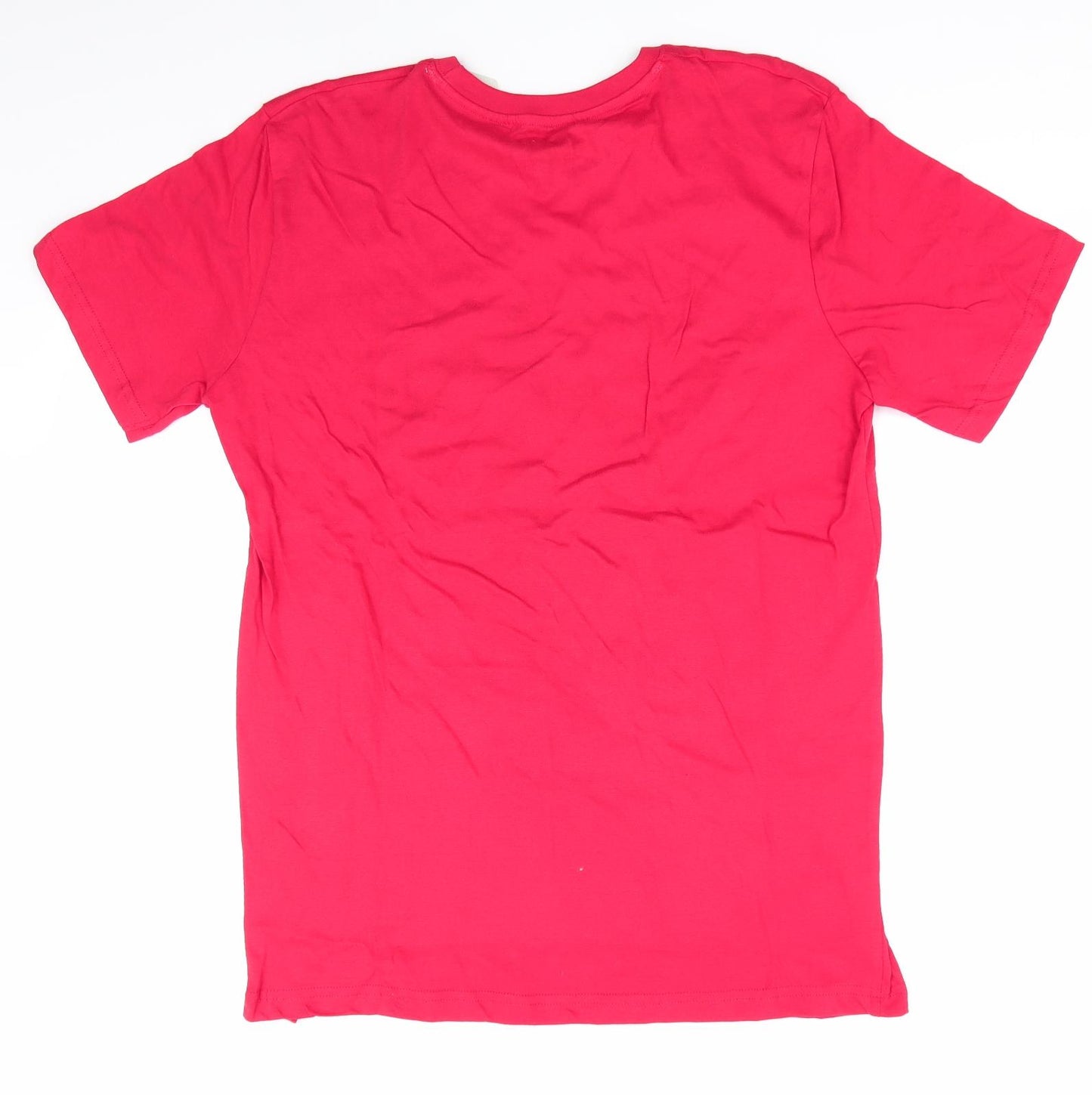PEP & CO Mens Red Animal Print Cotton  T-Shirt Size M Round Neck  - England - In it to win it