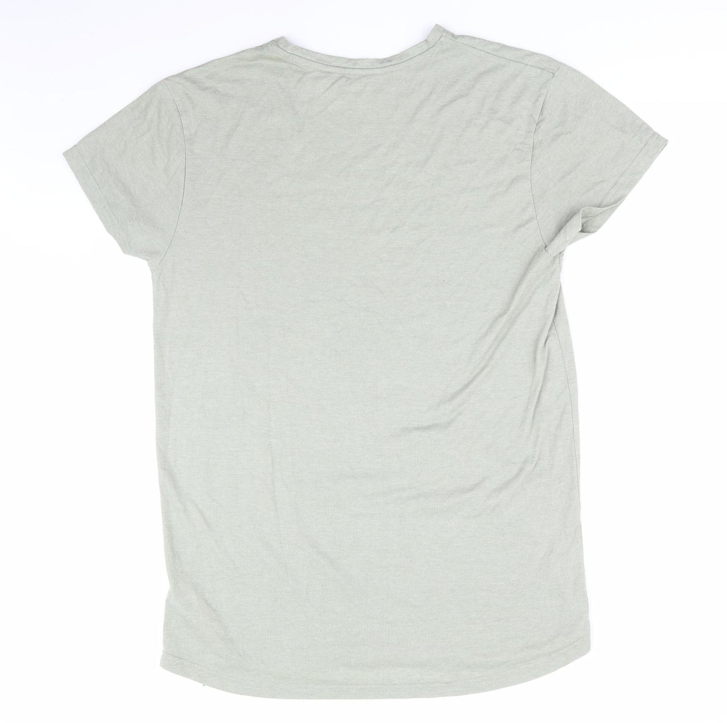 Primark Womens Green Solid Polyester  Dress Size 6   - Pale Green - Sleep A state of mind not to be disturbed