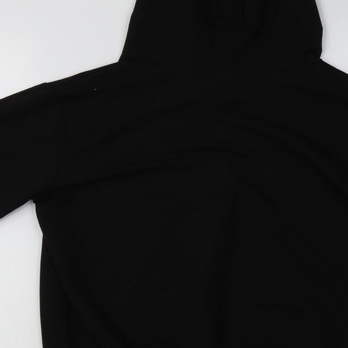 Thombase Boys Black  Cotton Pullover Hoodie Size 13-14 Years   - Gaming