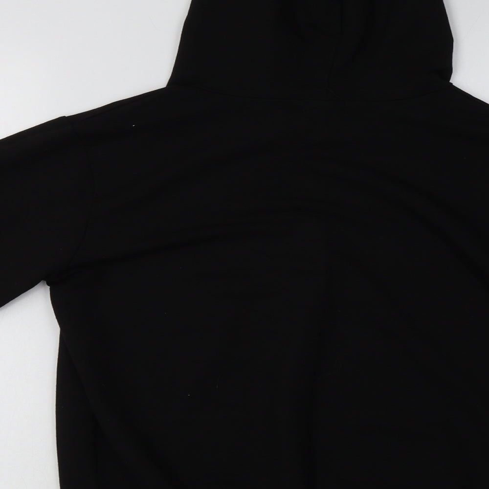 Thombase Boys Black  Cotton Pullover Hoodie Size 13-14 Years   - Gaming