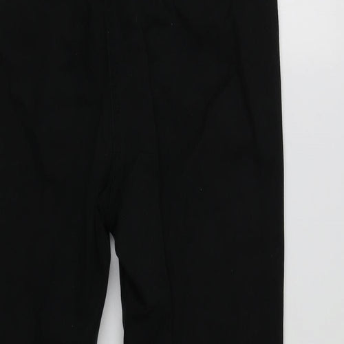George Womens Black  Cotton Cropped Jeans Size 10 L22 in Regular