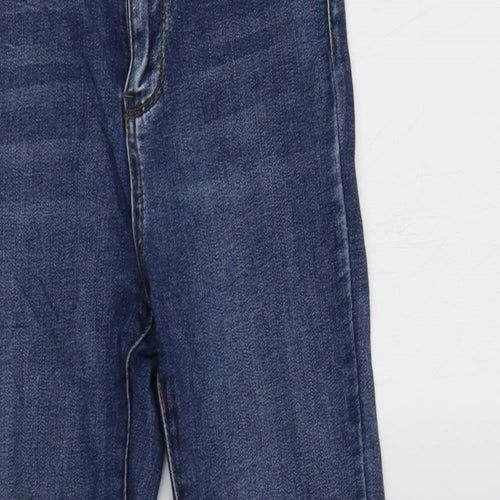 Laulia Womens Blue  Cotton Jegging Jeans Size 8 L27 in Regular