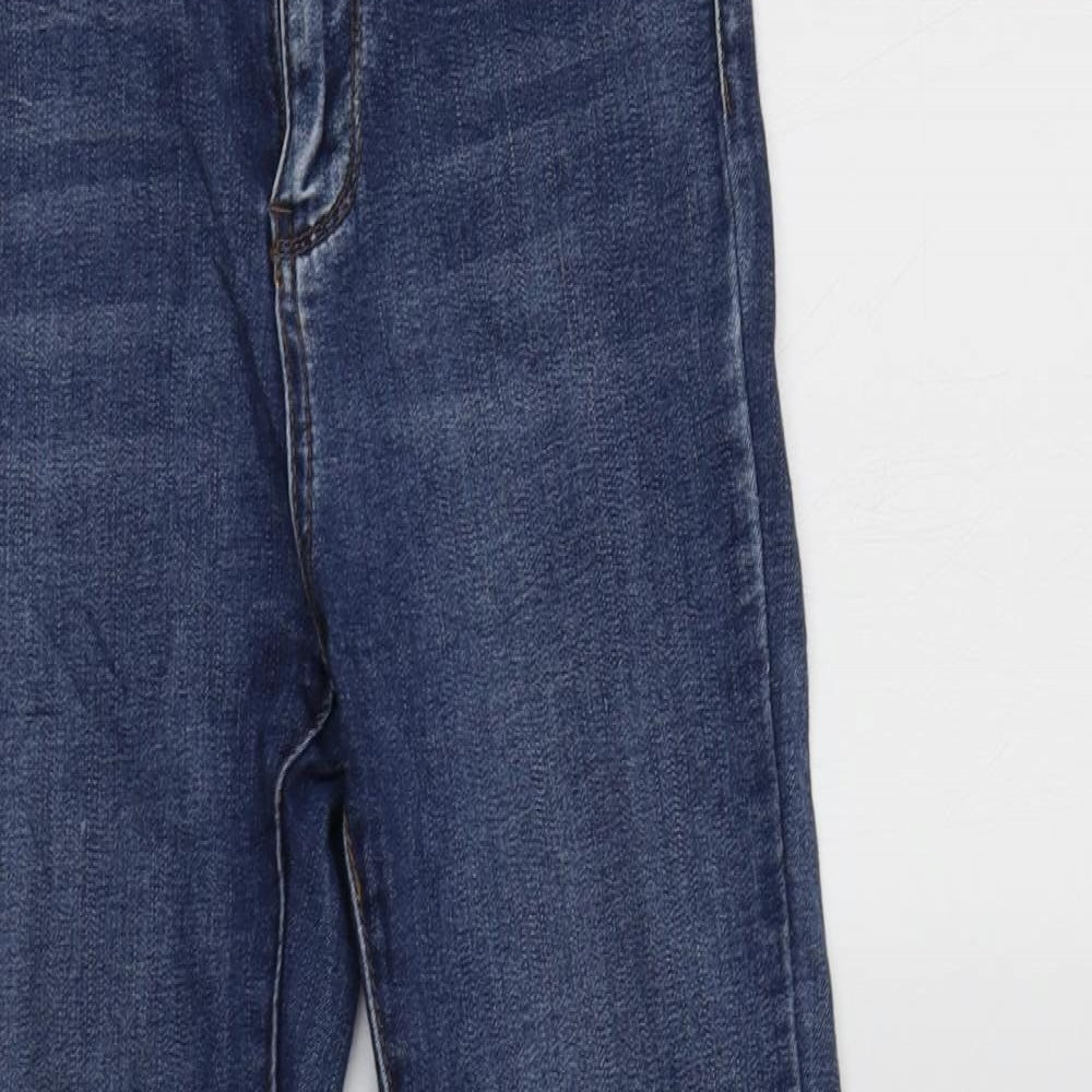 Laulia Womens Blue  Cotton Jegging Jeans Size 8 L27 in Regular