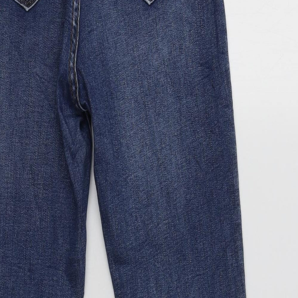 Laulia Womens Blue  Cotton Jegging Jeans Size 8 L27 in Regular