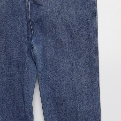 New Look Womens Blue  Cotton Skinny Jeans Size 14 L27 in Regular