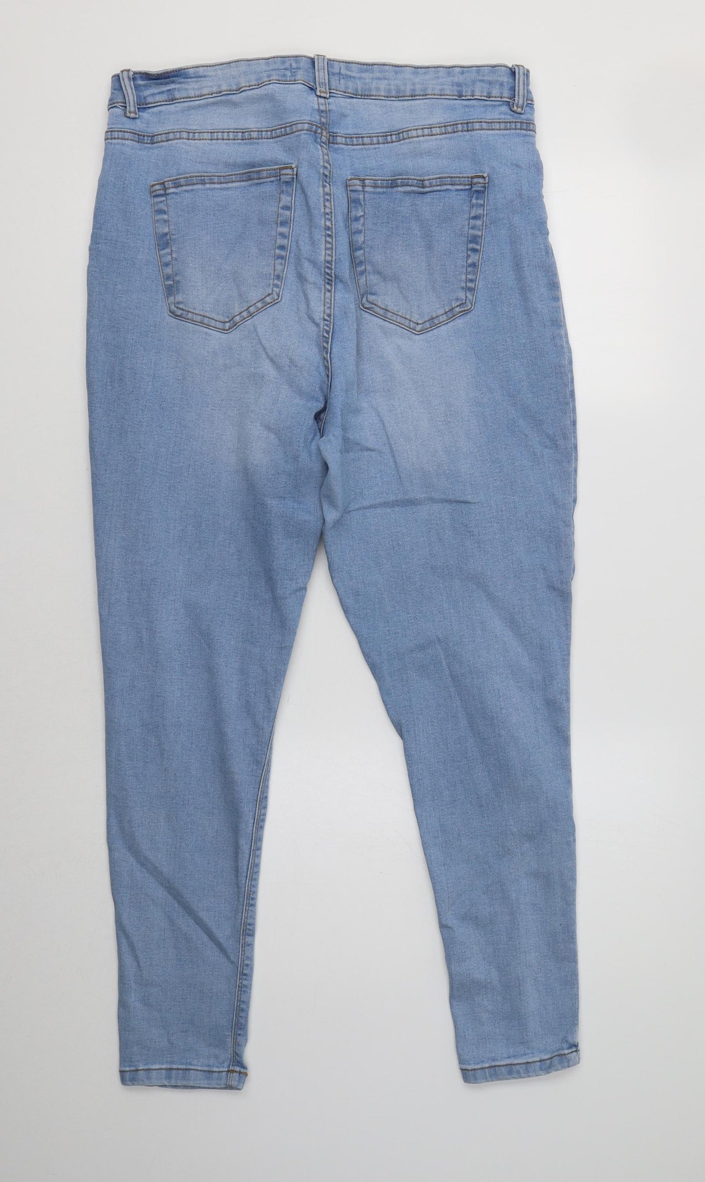 Primarkj Womens Blue  Cotton Jegging Jeans Size 18 L28 in Regular