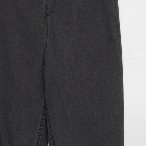 M&S Womens Grey  Cotton Jegging Jeans Size 14 L29 in Regular